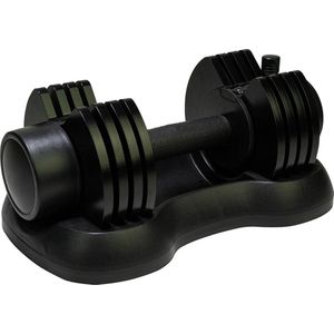 KIMO DIRECT Verstelbare Dumbbell 20KG - Dumbells - Gewichten 2/6,5/11/15,5/20KG - Smart Dumbell - Zwart