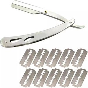 Traditionele scheermes - barber mes- haar straight cut- baard- kapper