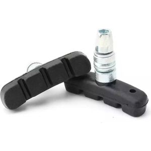 Universele V-Remblokken Set- Remschoen -Rubber- Remblokjes - Fietsen Remblok- Verstelbaar - 70 mm-  2 Stuks