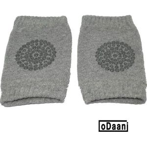Set van 4 baby kniebeschermers - Lichtgrijs - Baby kniepads - Unisex - One size - oDaani