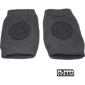 Set van 4 baby kniebeschermers - Donkergrijs - Baby kniepads - Unisex - One size - oDaani