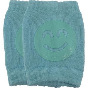 Set van 4 baby kniebeschermers - Smiley - Turquoise - Baby kniepads - Unisex - One size - oDaani
