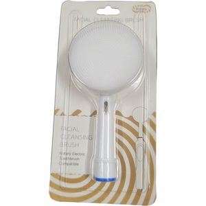 gezichtsreiniger opzetborstel voor elektrische tandenborstel - gezichtsborstel - Geschikt voor Oral b - Wit