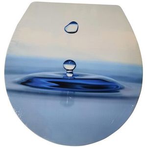 Furnilux - WC Bril-Toiletbril-Soft close en quick-release-functie - Water Drop