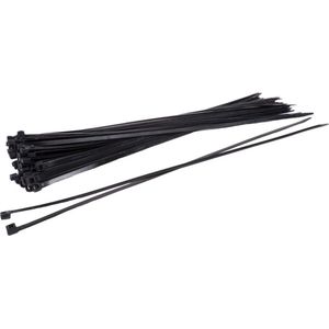 TD47 Kabelbinders 7.6 x 370 mm Zwart - Tie wraps - Tyraps