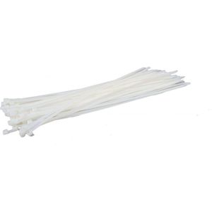 TD47 Kabelbinders 7.6 x 750 mm Wit - Tie wraps - Tyraps