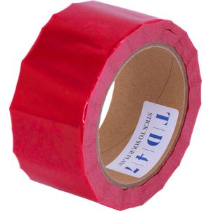 TD47 Security Tape Opened 50mm x 50m Rood