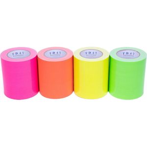 TD47 Gaffa Tape Fluor Deal (4 rollen / 150mm)