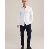 Signature Logo - Overhemd - Wit - Katoen - Slim Fit