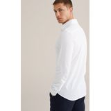 Signature Logo - Overhemd - Wit - Katoen - Slim Fit