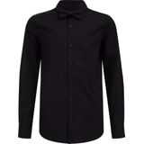 WE Fashion - Overhemd - Katoen - Blauw - Met Vlinderstrikje