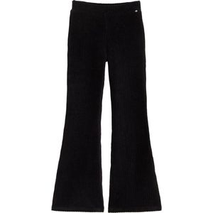 WE Fashion Meisjes velvet flared legging van ribstof