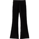 WE Fashion Meisjes velvet flared legging van ribstof