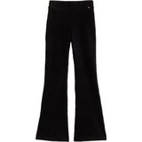 WE Fashion Meisjes velvet flared legging van ribstof