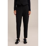 Pantalon - Luxe Geweven Stof - Slim Fit - Zwart