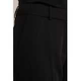 Pantalon - Luxe Geweven Stof - Slim Fit - Zwart