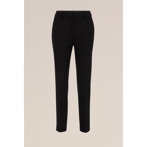 Pantalon - Luxe Geweven Stof - Slim Fit - Zwart
