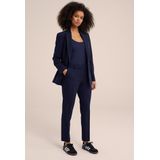 WE Fashion Dames slim fit pantalon