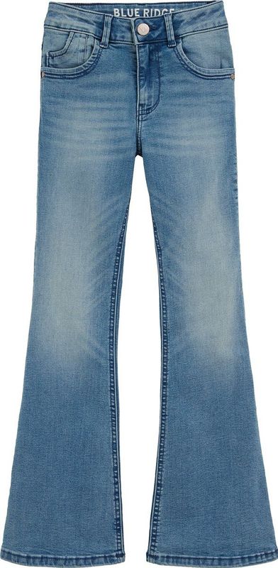 WE Fashion Meisjes flared jeans met stretch