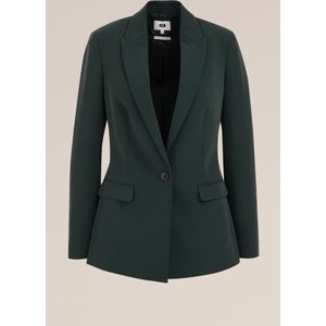 WE Fashion - Dames Blazer - Slim Fit - Mosgroen -