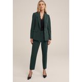 WE Fashion - Dames Blazer - Slim Fit - Mosgroen -