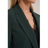 WE Fashion - Dames Blazer - Slim Fit - Mosgroen -