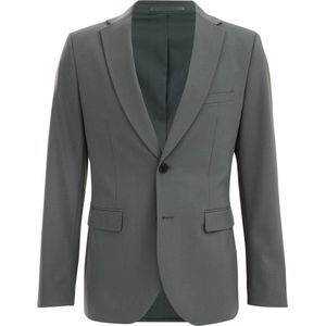 WE Fashion Slim Fit Colbert Donkergrijs