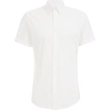 WE Fashion - Slim Fit Overhemd - Katoenmix - Korte Mouwen - Button Down