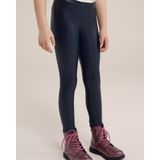 WE Fashion Imitatieleren Skinny Broek Donkerblauw