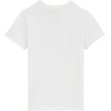 WE Fashion Jongens basic T-shirt met V-hals
