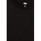 WE Fashion Jongens basic T-shirt met ronde hals