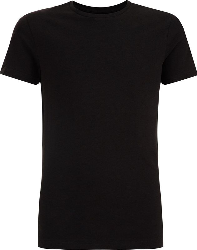 WE Fashion Jongens basic T-shirt met ronde hals