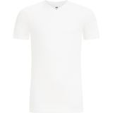 WE Fashion Jongens basic T-shirt met V-hals 2-pack
