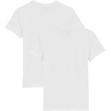 WE Fashion Jongens basic T-shirt met ronde hals 2-pack