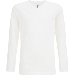 WE Fashion Jongens basic T-shirt met V-hals