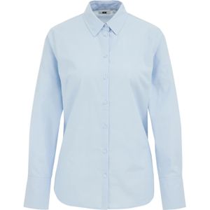 Overhemdblouse - Katoen - Regular Fit - Lange Mouwen - Klassieke Kraag