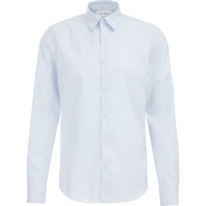 Overhemd - Katoenmix - Structuur - Borstzak - Knoopsluiting - Kent-kraag - Lange Mouwen