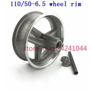 90/65-6.5 Front Of 110/50-6.5 Achter Aluminium Wielnaaf, Tandwiel, remschijf As Lager Past 49cc Mini Dirt Bike E Scooter Moto