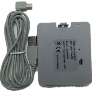 3800mA USB Oplaadbare Batterij met Lader Kabel voor Nintendo Wii Fit Balance Board