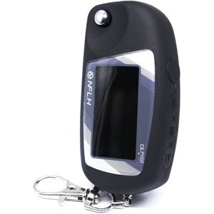 Sleutel Case Voor Scher Khan Magicar 5 Ongesneden Blade Fob Case Cover M5 Vouwen Auto Flip Afstandsbediening Sleutelhanger Alarm voor Auto Sherkhan