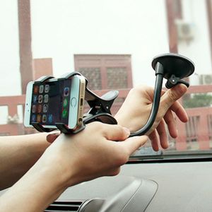 1 PC Zwart Universele 360 Graden Car Holder Voorruit Beugel voor Mobiele Telefoon GPS Auto Interieur Accessoires Auto Parts
