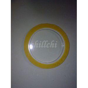 Transformers met drukgevoelige tape gele tape 50 m roll breedte 11mm Mara tape