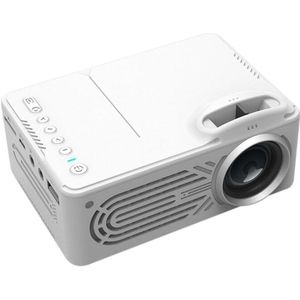 814 Mini Micro Draagbare Home Entertainment Projector Ondersteunt 1080P Hd Mobiele Telefoon Verbinding Projector witte kleur