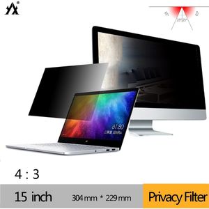 15 inch (304mm * 229mm) Privacy Filter Anti-glare scherm beschermende film, voor Notebook 4:3 Laptop Computer Monitor Laptop Skins