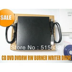 EXTERNE DUAL LAYER USB 2.0 CD DVD DVDRW RW BRANDER WRITER VOOR ALLE PC ZWART