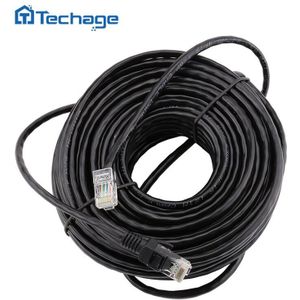 Techage 10M 20M 30M 50M Cat5 Ethernet Netwerk Kabel RJ45 Patch Outdoor Waterdichte Lan Kabel Draden voor Cctv Poe Ip Camera Systeem