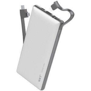 10000 Mah Draagbare Oplader Snel Opladen Power Bank Met Ingebouwde Type C Micro Usb Kabel Snel Opladen Voor Iphone samsung Xiaomi
