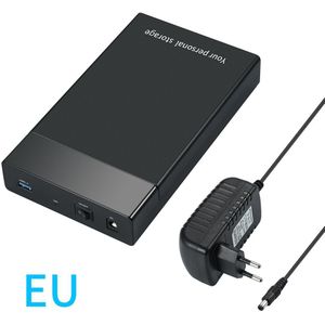 Vktech 3.5 Inch Hdd Case Usb 3.0 Naar Sata Iii Externe Harde Schijf Behuizing USB3.0 Harde Schijf Box Ondersteuning 10 tb 2.5 3.5 Hd Ssd Case