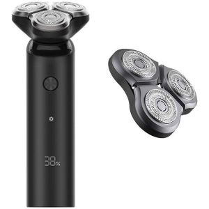 Originele Xiaomi Mijia Elektrische Scheerapparaat S500 Scheermes 3 Hoofd Droog Nat Scheren Machine Baard Trimmer Wasbare Blade Led Display