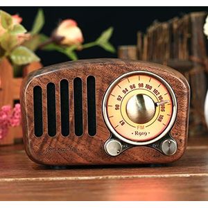 R919 Klassieke Retro Radio Receiver Draagbare Mini Hout Fm Sd MP3 Radio Stereo Bluetooth Radio Speaker Aux Usb Oplaadbare Radio